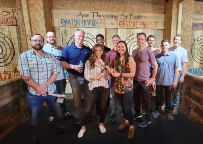 Estimating Goes Axe Throwing